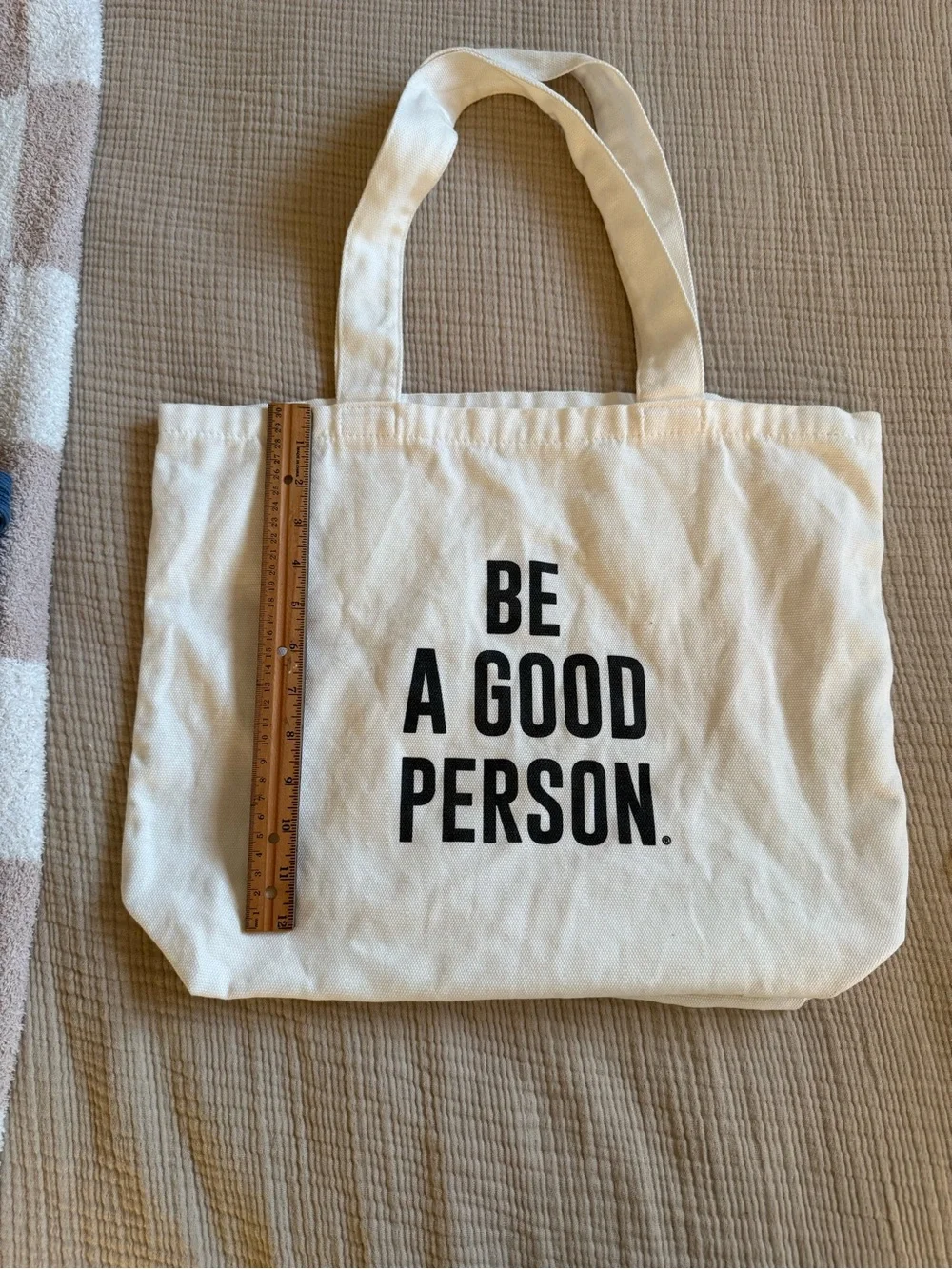 Be A Good Person Canvas Tote